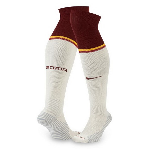 Calcetines As Roma 2ª Kit 2020 2021 Blanco